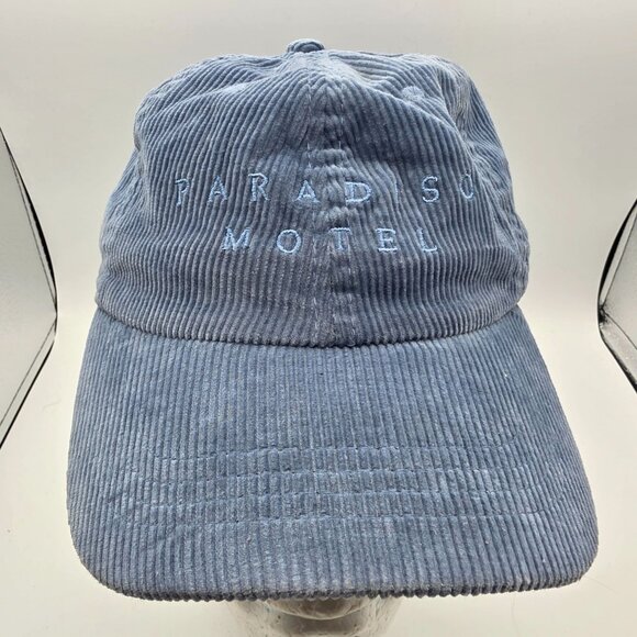 Cotton On Paradiso Motel Adults Blue Corduroy Hat Cap Casual Athletic Outdoors - Picture 1 of 10